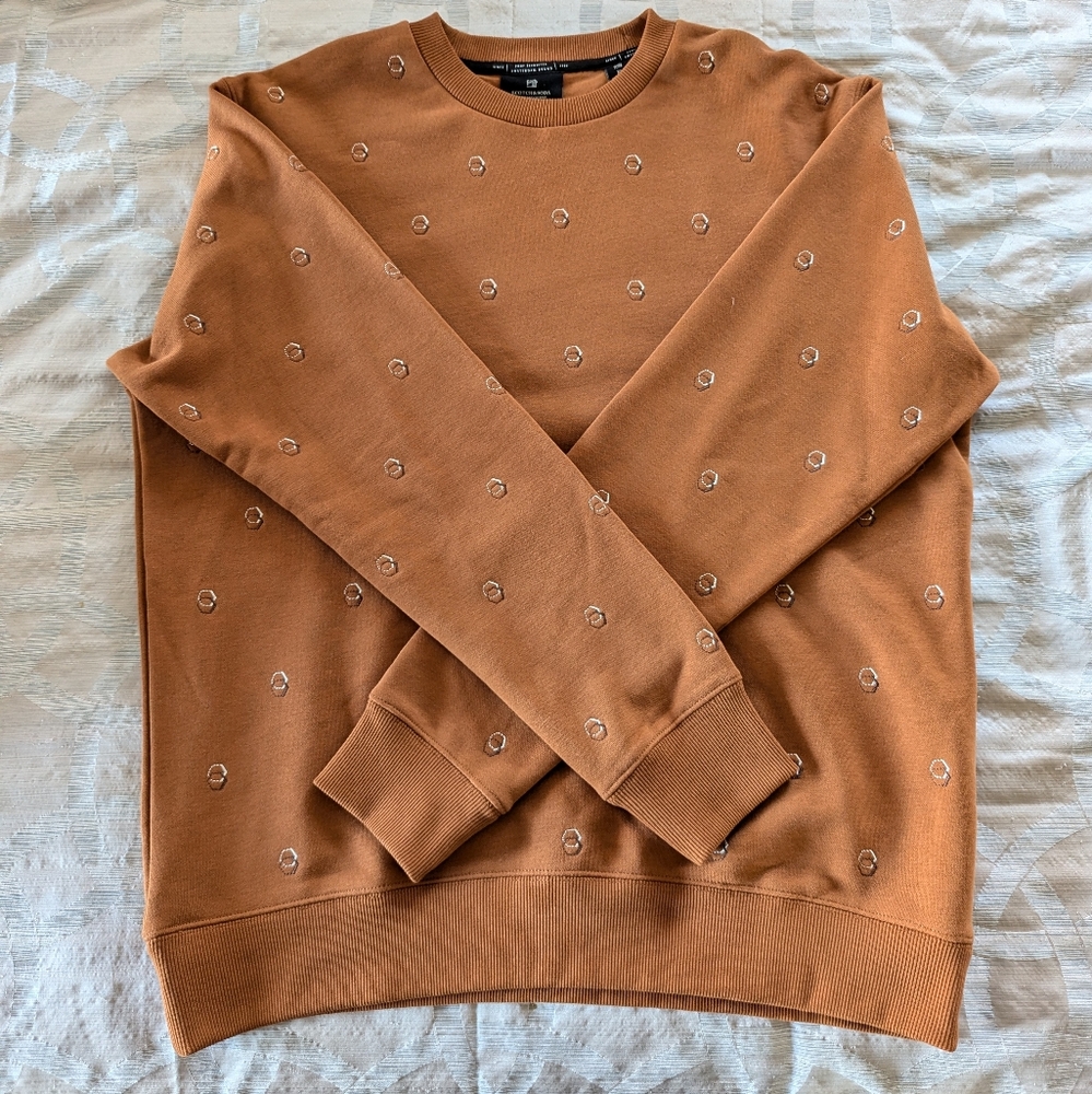Scotch & Soda men's brown fashion sweatshirt, size XL